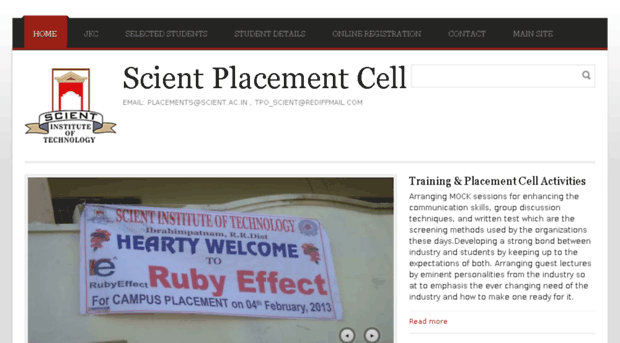 placement.scient.ac.in