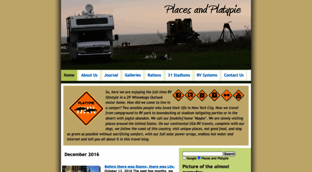 placesandplatypie.com