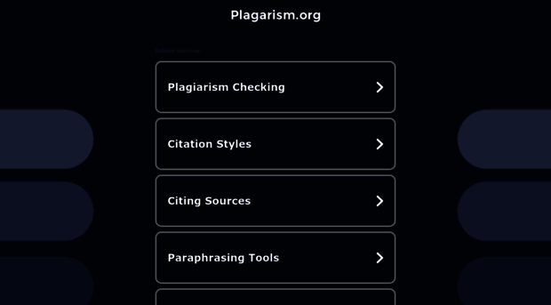 plagarism.org