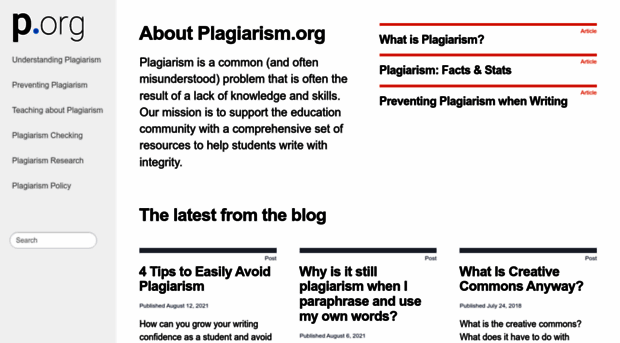 plagiarism.org
