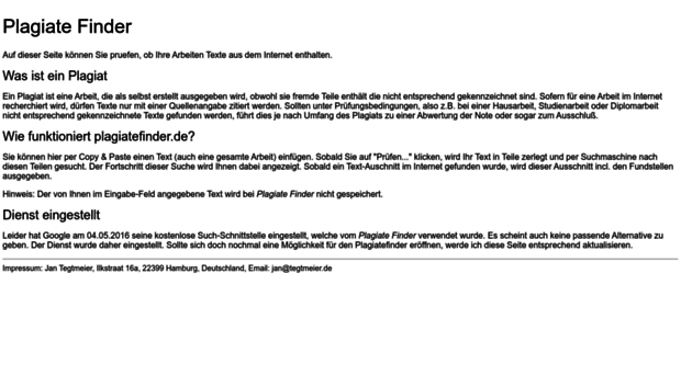 plagiatefinder.de