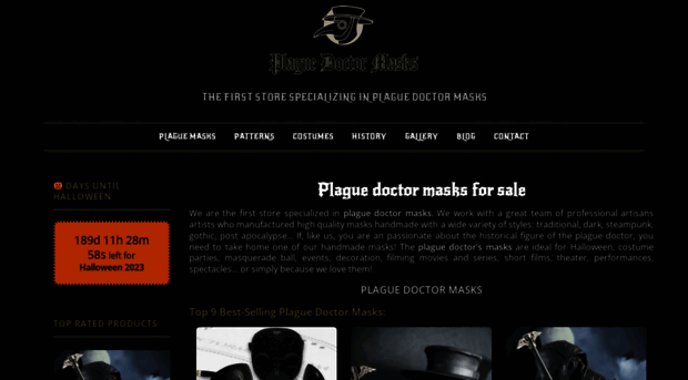 plaguedoctormasks.com