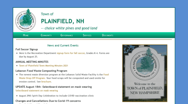 plainfieldnh.org