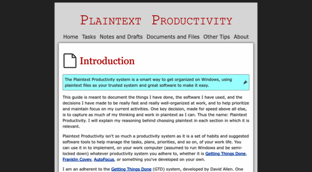 plaintext-productivity.net