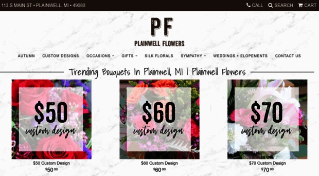 plainwellflowers.com