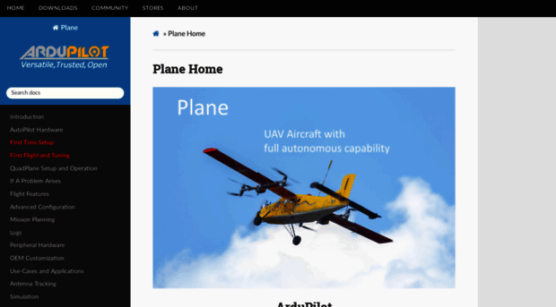 plane.ardupilot.org