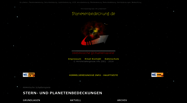 planetenbedeckung.de