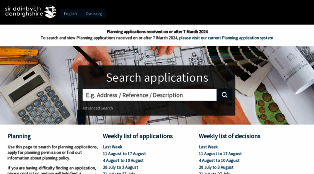 planning.denbighshire.gov.uk