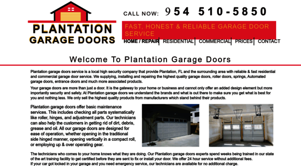 plantationgaragedoorservice.com