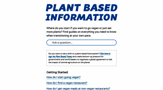 plantbasedinformation.com