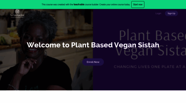 plantbasedvegansistah.teachable.com