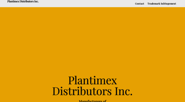 plantimexdistributorsinc.com