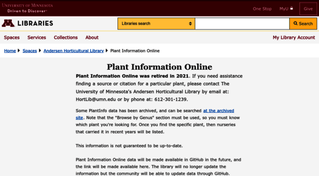 plantinfo.umn.edu