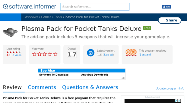 plasma-pack-for-pocket-tanks-deluxe.software.informer.com