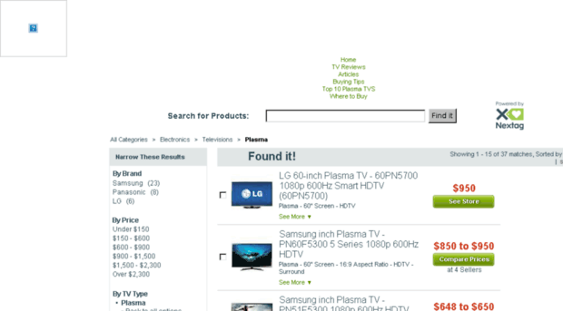 plasmatvbuyingguide.nextag.com