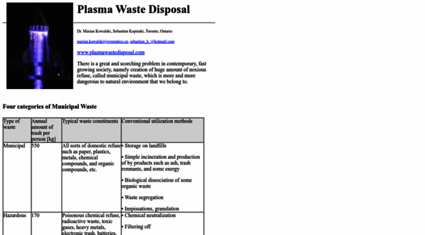 plasmawastedisposal.com