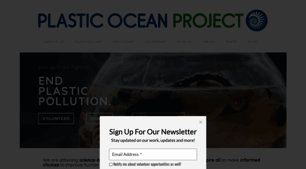 plasticoceanproject.org