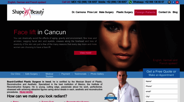 plasticsurgeriescancun.com