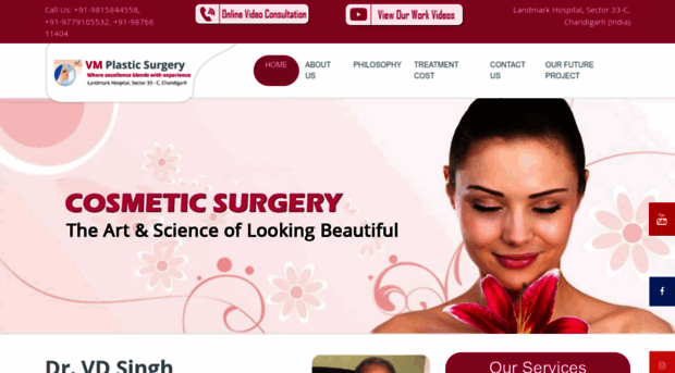 plasticsurgerychandigarh.com