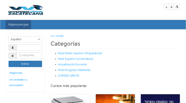 plataforma.universidadvirtualzacatecana.org