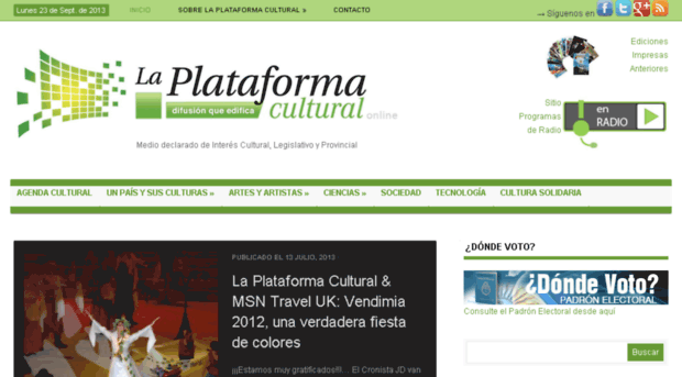 plataformacultural.com.ar