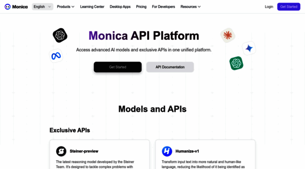 platform.monica.im - Monica API Platform - Platform Monica