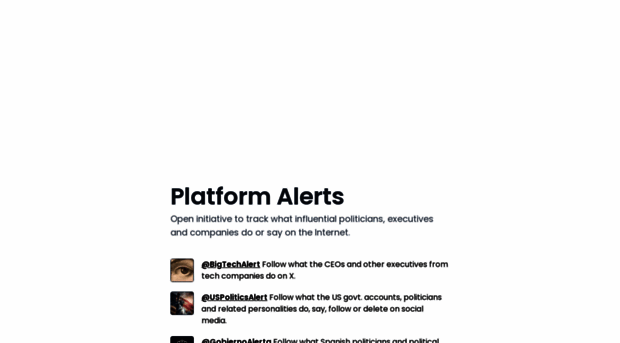 platformalerts.com