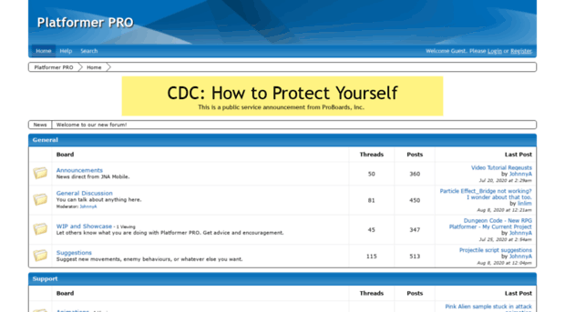 platformerpro.boards.net