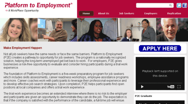 platformtoemployment.com