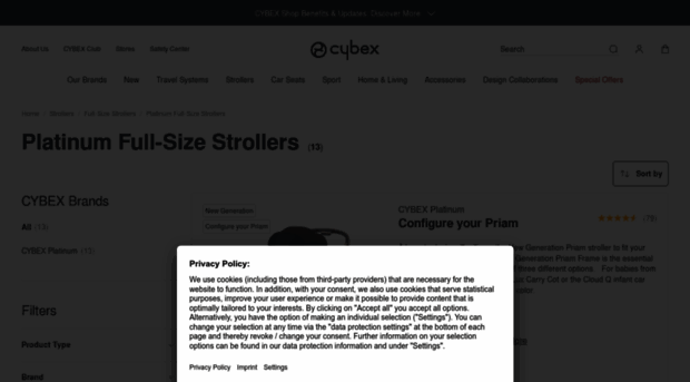 platinum-strollers.cybex-online.com