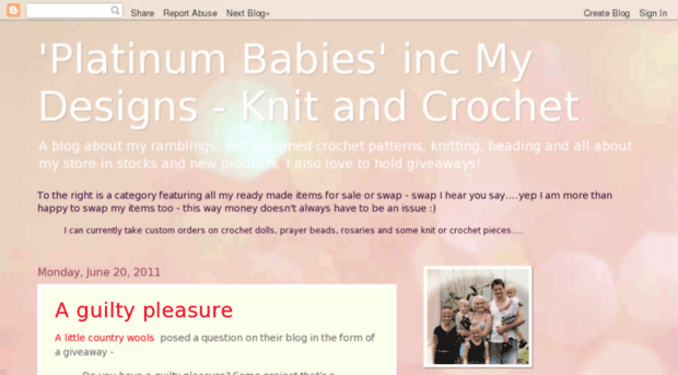 platinumbabiesknitandcrochet.blogspot.com