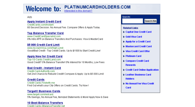 platinumcardholders.com