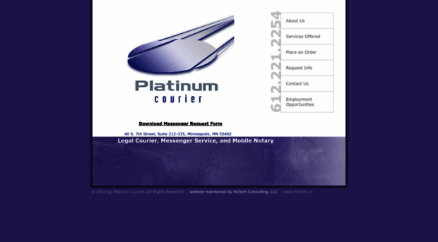 platinumcourier.com