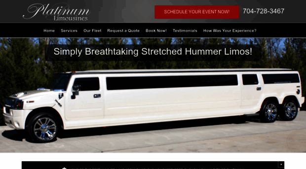 platinumlimousinesnc.com