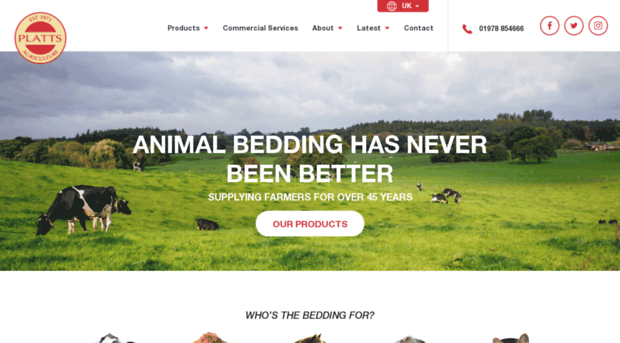 plattsanimalbedding.co.uk