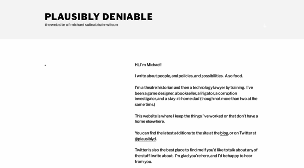 plausiblydeniable.com