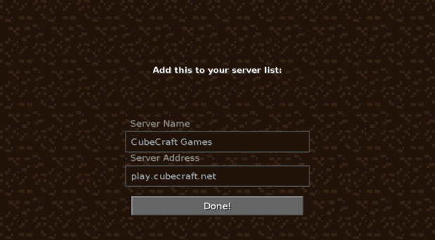 play.cubecraftgames.net