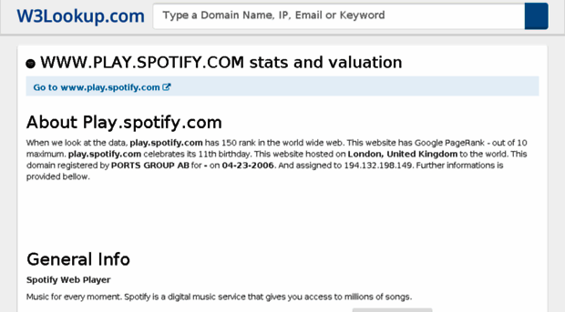 play.spotify.com.w3lookup.net