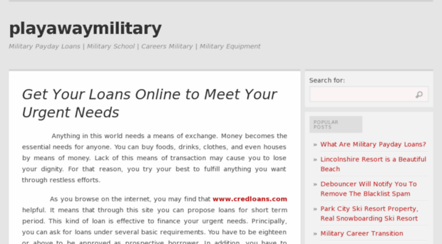 playawaymilitary.com