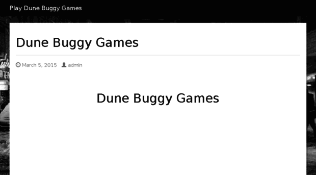 playdunebuggygame.com