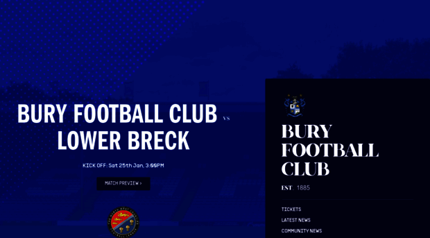 player.buryfc.co.uk