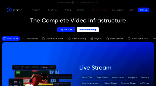 player.castr.com - Castr | #1 Live Video Streamin... - Player Castr