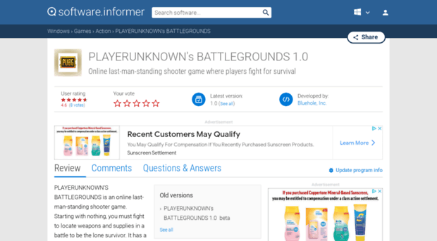 playerunknown-s-battlegrounds.software.informer.com