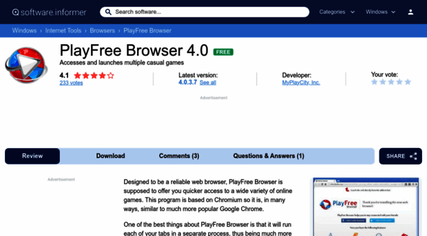 playfree-browser.software.informer.com