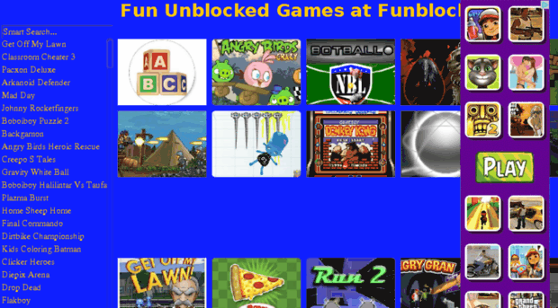 Fun Unblocked Games -- Funblocked  Fun online games, Games to play, School  fun