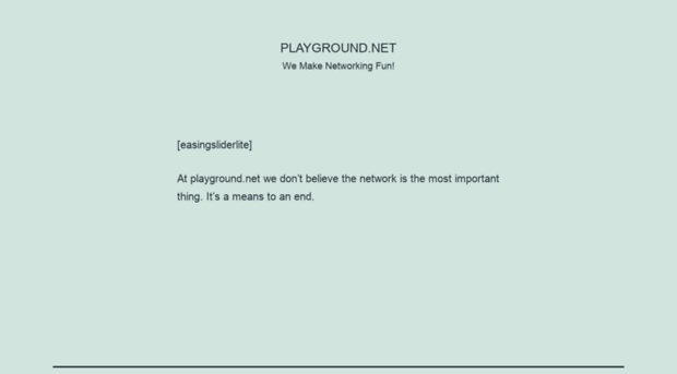 playground.net