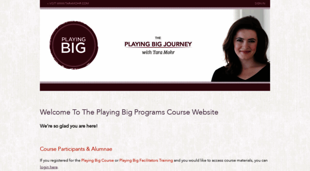 playingbig.org