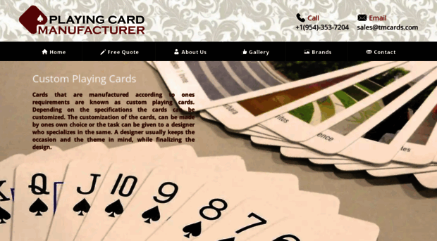 playingcardmanufacturer.com