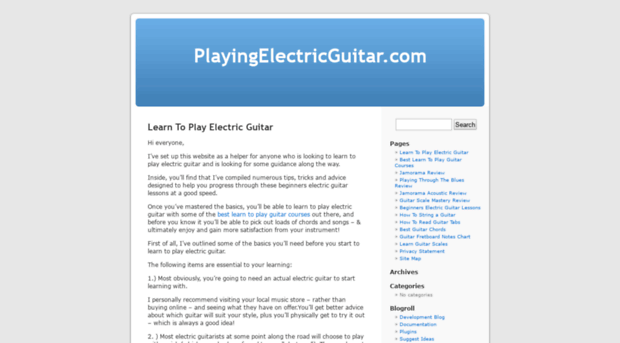 playingelectricguitar.com