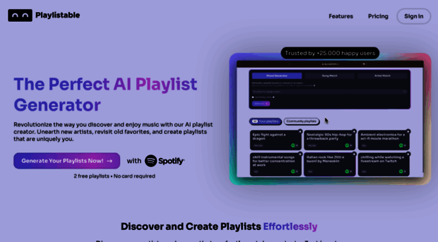 playlistable.io